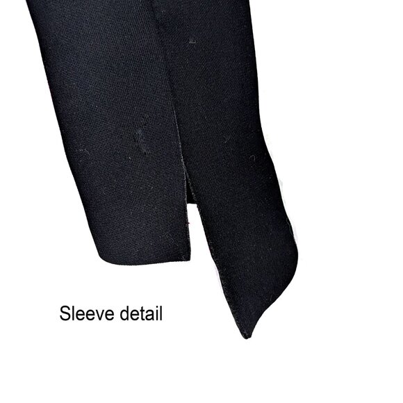 IDENTIFY Black and Satin Fancy Jacket Tuxedo style Size 4 - Picture 5 of 6